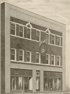 Site of Pearson Law Office - Royal Knights of King David Building, 1922.    Courtesy of Open Durham. Originally from Duke Rare Book and Manuscript Collection. Scanned by Digital Durham.